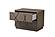 Modrest Nixa - Modern Wide Birch + Brushed Bronze Nightstand by VIG Furniture