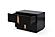 Modrest Token - Modern Black + Gold Wide Nightstand by VIG Furniture