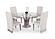 Modrest Paxton - Modern Round Glass & Stainless Steel Dining Table by VIG Furniture