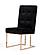Modrest Legend - Modern Black & Rosegold Dining Chair (Set of 2) by VIG Furniture