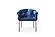 Modrest Debra Modern Blue Fabric Dining Chair by VIG Furniture