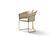 Modrest Renfew - Modern Beige Vegan Leather + Champagne Gold Dining Chair by VIG Furniture