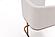 Modrest Yukon Modern White Fabric and Antique Brass Dining Chair by VIG Furniture