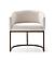 Modrest Elisa - Modern Off White & Brass Dining Chair by VIG Furniture