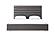 Modrest Lucy Modern Grey Leatherette Bed by VIG Furniture