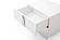 Modrest Token - California King Modern Cream & Stainless Steel Bed + Nightstands by VIG Furniture
