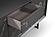 Modrest Hawick - Contemporary Dark Grey + Abstract White Paint Buffet by VIG Furniture