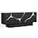 Modrest Impala - Modern Matte Brown Ash & Silver Buffet by VIG Furniture