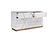 Modrest Nixa Modern Wide White and Gold Dresser by VIG Furniture
