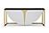 Modrest Flavio - Gold + Marble Console Table by VIG Furniture