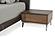 Nova Domus Ria Contemporary Brown Eco-Leather & Walnut Nightstand by VIG Furniture