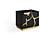 Modrest Aspen - Modern Wide Black and Gold Nightstand by VIG Furniture