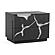 Modrest Aspen - Modern Matte Brown Ash & Silver Nightstand by VIG Furniture