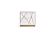 Modrest Nixa Modern Wide White and Gold Nightstand by VIG Furniture