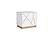 Modrest Nixa Modern Wide White and Gold Nightstand by VIG Furniture