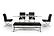 Modrest Adderley Modern Stainless Steel w/Glass Top Dining Table by VIG Furniture