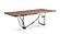 Modrest Addy Modern Walnut & Stainless Steel Dining Table by VIG Furniture