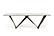 Modrest Melanie - Modern White Ceramic & Brushed Brown Dining Table by VIG Furniture