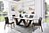 Modrest Melanie - Modern White Ceramic & Brushed Brown Dining Table by VIG Furniture