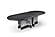 Modrest Renfew - Modern Black Oak + Faux Marble Oval Dining Table by VIG Furniture