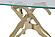 Modrest Legend Modern Glass & Gold Dining Table by VIG Furniture