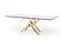 Modrest Legend Modern Glass & Gold Dining Table by VIG Furniture
