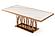Modrest Marston Modern White Marble & Rosegold Dining Table by VIG Furniture