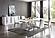 Modrest Marston Modern White Marble & Stainless Steel Dining Table by VIG Furniture