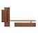 Modrest Bashia - Contemporary Walnut + Black TV Stand by VIG Furniture