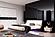 Volterra Contemporary Brown Oak & White Floating Eastern King Bed w/Lights by VIG Furniture