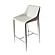 Modrest Halo - Modern Ivory Saddle Leather Counter Stool by VIG Furniture