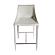 Modrest Halo - Modern Ivory Saddle Leather Counter Stool by VIG Furniture