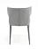 Modrest Lucero - Modern Grey Velvet Arm Dining Chair by VIG Furniture