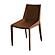 Modrest Halo - Modern Cognac Saddle Leather Dining Chair Set of Two by VIG Furniture