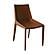 Modrest Halo - Modern Cognac Saddle Leather Dining Chair Set of Two by VIG Furniture