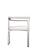 Modrest Pontiac - Modern White Vegan Leather + Stainless Steel Dining Chair by VIG Furniture