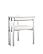 Modrest Pontiac - Modern White Vegan Leather + Stainless Steel Dining Chair by VIG Furniture