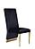 Modrest Keisha - Modern Black Velvet and Gold Dining Chair Set of 2 by VIG Furniture
