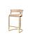 Modrest - Munith Modern Beige Velvet & Gold Counter Stool by VIG Furniture