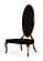 Modrest Mills - Modern Black Velvet Rosegold Dining Chair Set of 2 by VIG Furniture