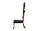 Modrest Mills - Modern Black Velvet Rosegold Dining Chair Set of 2 by VIG Furniture