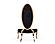 Modrest Mills - Modern Black Velvet Rosegold Dining Chair Set of 2 by VIG Furniture