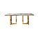 Modrest Loomis - White Marble & Gold Dining Table by VIG Furniture