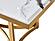 Modrest Loomis - White Marble & Gold Dining Table by VIG Furniture
