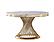 Modrest Potter - White Marble & Gold Stainless Steel Round Dining Table by VIG Furniture