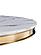 Modrest Potter - White Marble & Gold Stainless Steel Round Dining Table by VIG Furniture