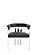 Modrest Pontiac - Modern Black Vegan Leather and Stainless Steel Dining Chair by VIG Furniture