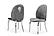 Modrest Vince - Glam Grey Velvet Dining Chair Set of 2 by VIG Furniture