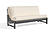 Futon Frame - Front-Closing Eco-Friendly Hardwood - Virgo Gray by Comfort Pure
