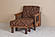 Sawtooth Hickory Honey Pine Chair Table Ottoman by Viking Log Furniture